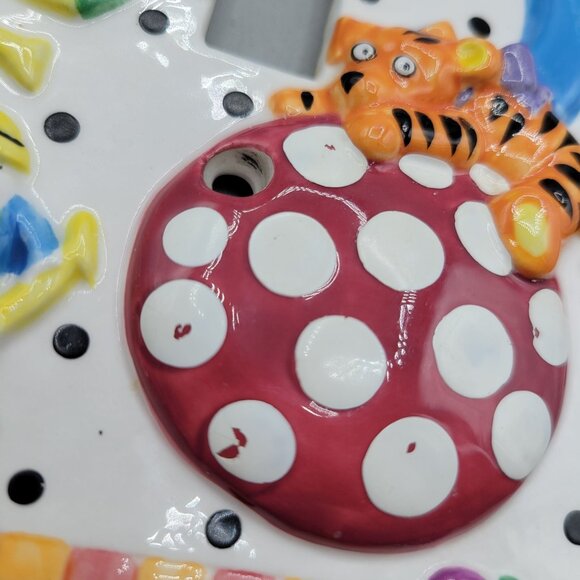 Alphabet ABC Ceramic Light Switch Cover Mary Engelbreit Childrens Room Decor - Picture 6 of 6